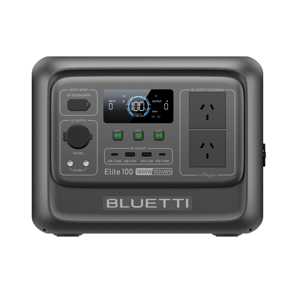 BLUETTI Elite 100 V2 | 1,024Wh 1,800W Power Station