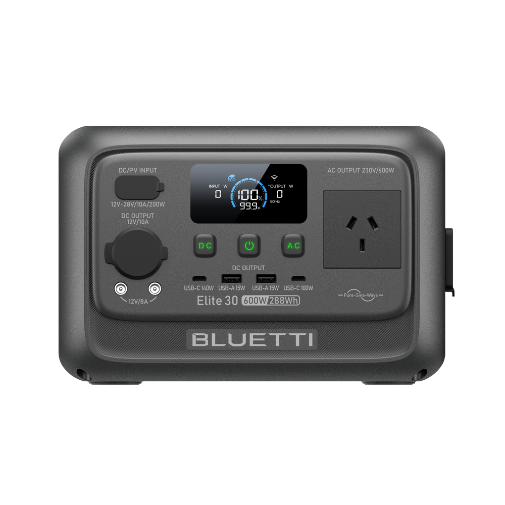 BLUETTI Elite 30 V2 | 288Wh 600W Compact Power Station