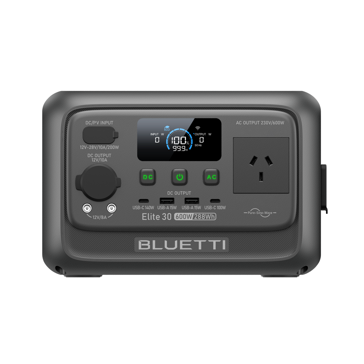 BLUETTI Elite 30 V2 | 288Wh 600W Compact Power Station